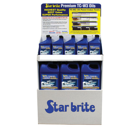 STAR BRITE Star brite 19299 Super Premium 2-Cycle Engine Oil TC-W3 - 32 oz/1 Gallon Display 19299